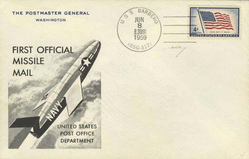Illustration for article titled El dĂa que el servicio postal de Estados Unidos probĂł a enviar correspondencia mediante un misil nuclear
